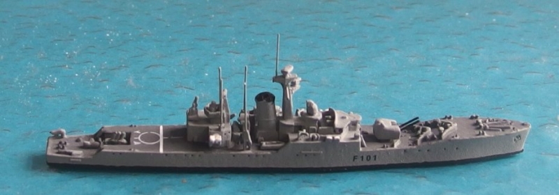 Frigate F 101 "Yarmouth" (1 p.) GB 1960 Albatros ALK 303c